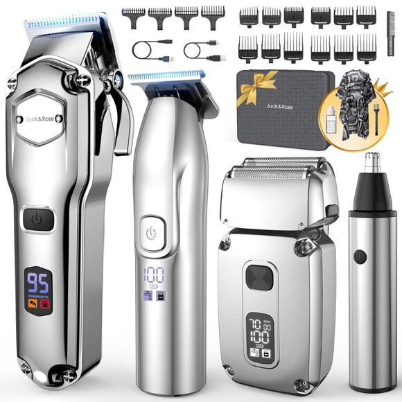 Jack and Rose Other - JACK & ROSE || Mens Professional 4-in-1 Grooming Set - Trimmer, Shaver